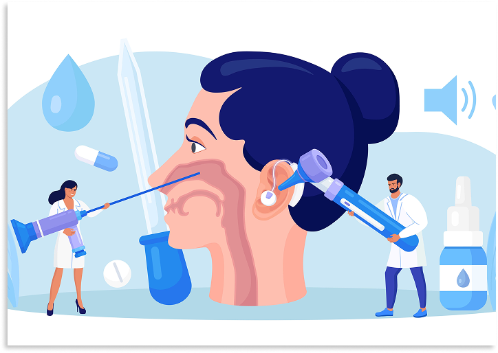 ENT & Head-Neck Surgery Illustration